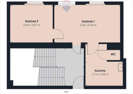 Komfortowe biuro 46,1 m z   Rybnik