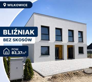 WILKOWICE - pow. 83,37m2 - stan deweloperski - bez skosów