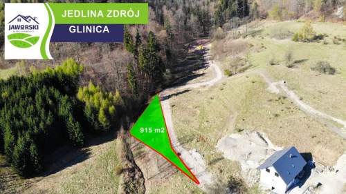 Działka budowlana w Jedlinie Zdrój - Glinica