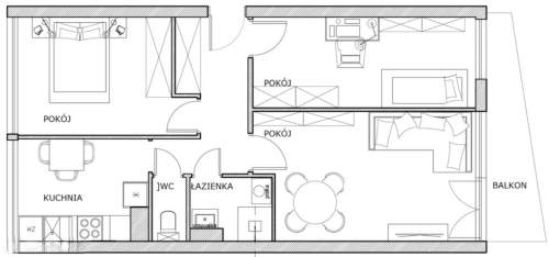 wymiana elektryki-54m2-ROZKŁAD-MED.MIEJSKIE-BALKON