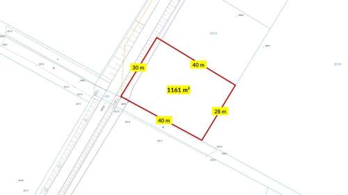 Działka budowlana Bzinica Nowa 1161m2