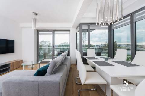 Apartament z widokiem na Wisłę 73m2 Wiślane Tarasy