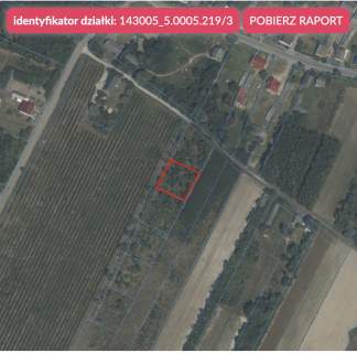 Działki budowlane z warunkami zabudowy pow. ok. 1200 m2