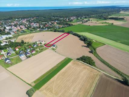 Duża działka na Mierzei Wiślanej w Stegnie.