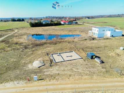 Działka 1200 m z fundamentami projekt 98 m 