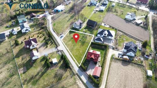 Płaska budowlana 13ar Sławkowice 17km do Krakowa