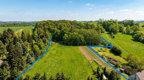 Duża działka siedliskowa, piękna okolica, Obiszów