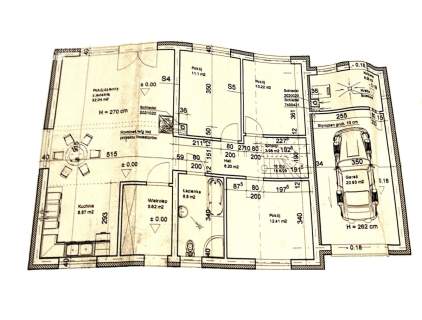 Fundamenty projekt drewniany dom dz. 4 400m2
