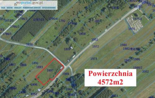 Działka przemysłowa Borek gmina Rzezawa
