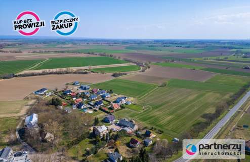 Działka budowlana 1067m2 w Stegnie, prąd woda