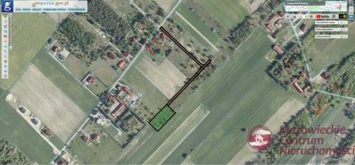 Działka 2601 m2 Wymysły Cisza, Spokój 