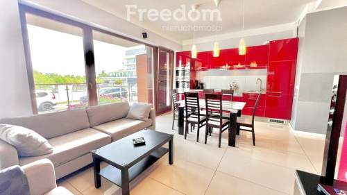 Apartament w Baltic Park Plaża z narożnym tarasem.