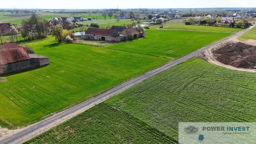1500 m z WZ, prąd na działce, szeroki front 50 m