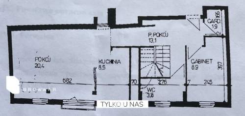 Mieszkanie dwukondygnacyjne nieopodal Parku Arena