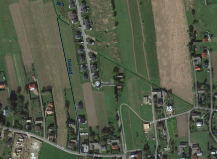 Działka pod cele inwestycyjne lub pod zabudowę jednorodzinną