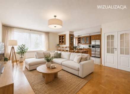 5 pokoi 130 m2 przy Park Szczęśliwicki garaż