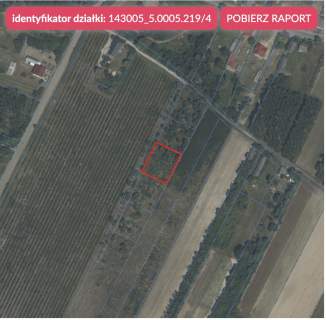 Działki budowlane z warunkami zabudowy pow. ok. 1200 m2
