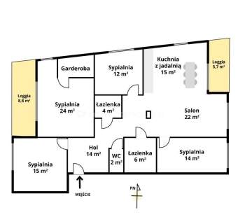 Sprzedam 128 m, 5-pokojowy apartament na Wilanowie