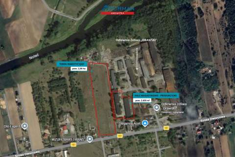 Hale produkcyjne 2650 m i grunt inwest. 2,08 ha