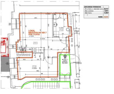 DWA POKOJE - KROWODERSKA - STARE MIASTO, 41,61 M2