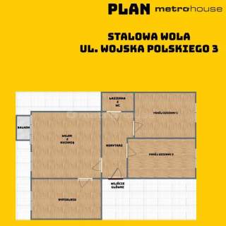 Mieszkanie 60m2 na wynajem - centrum, parter