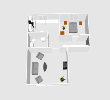 2 pokoje 55 m Centrum/ balkon piwnica KW