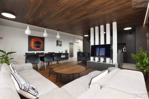 Apartament 82 m2, 3 miejsca postojowe, taras 77 m2