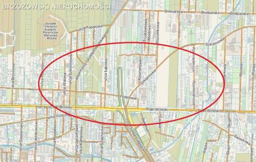 Stara Miłosna, węzeł Zakręt 3730 m2,MPZP, usługi