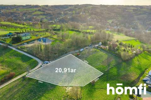 Działka z WZ Projekt domu Panoramiczny widok