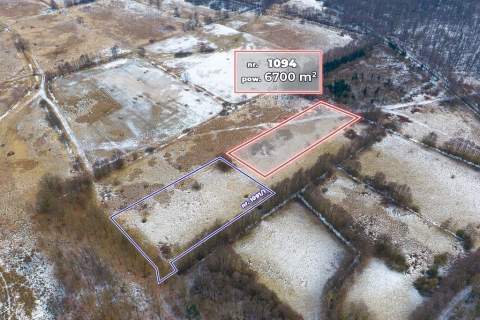 Na sprzedaż działka rolna o pow. 6.700 m .
