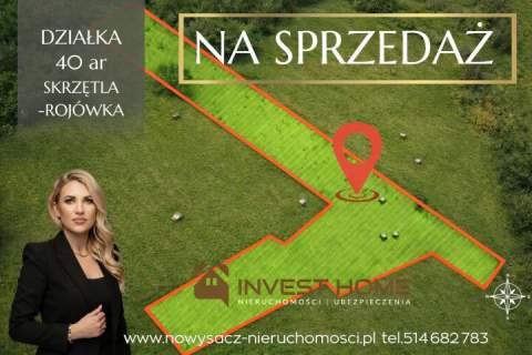 Działka widokowa Skrzętla - Rojówka