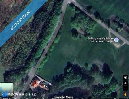 Działka 1,33 ha z brzegiem Jeziora Dużego Orle, pow. kościerski...