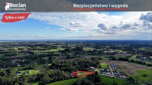 Uzbrojona, płaska, słoneczna działka budowlana 