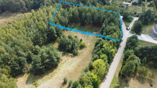 Działka 3117 m2 pośród drzew w Kowali gm. Puławy.