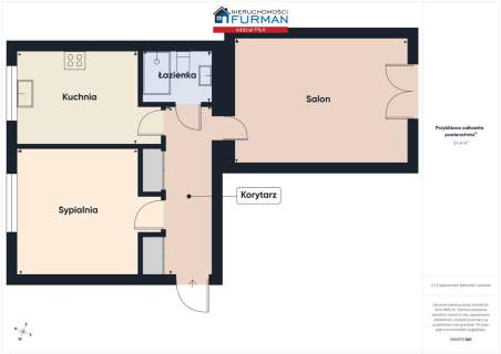 Przestronne mieszkanie 2 pokojowe na sprzedaż