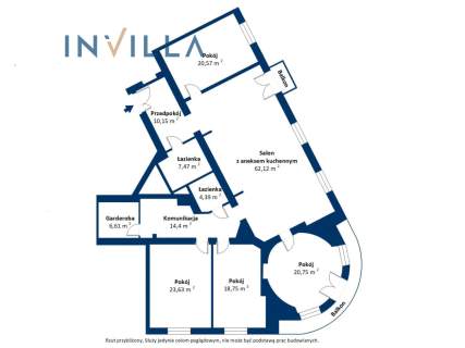Apartament z tarasami, unikatowy okrągły pokój