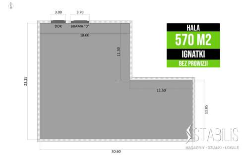 Magazyn / 570 m2 / IGNATKI