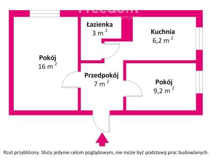 Mokotów, ul. Kaukaska 42,2 m 2 pokoje