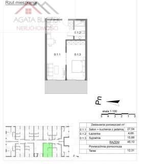 Apartament 50 m od plaży