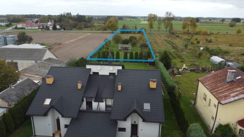 Działka 4017 m2 budowlana Leokadiów gm. Puławy.