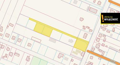 Działka budowlana Tumlin Wykień, 850 m2
