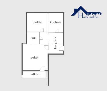 2 pokoje 54,8 m Balkon Metro Piwnica