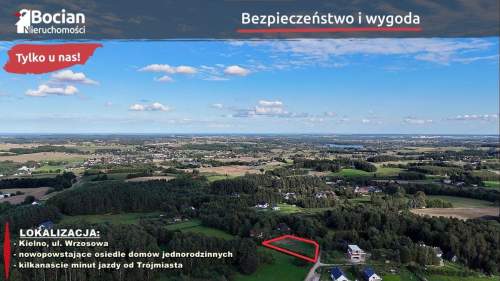 Uzbrojona, płaska, słoneczna działka budowlana 
