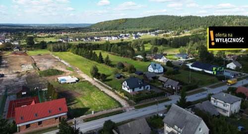 Działka budowlana Tumlin Wykień, 850 m2
