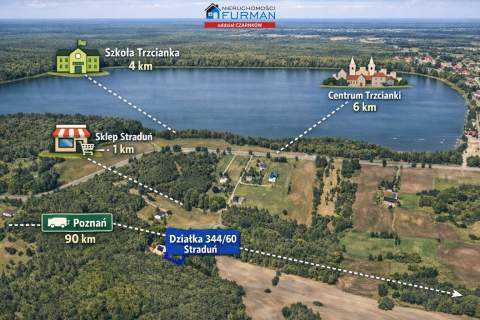 Działka budowlana na sprzedaż, 2373 m2, Straduń