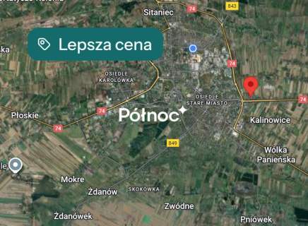 Przestronne mieszkanie 73 m parter balkon