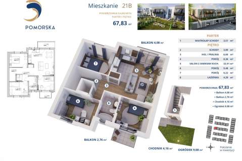 Mieszkania blisko centrum, zabud. szereg pod klucz