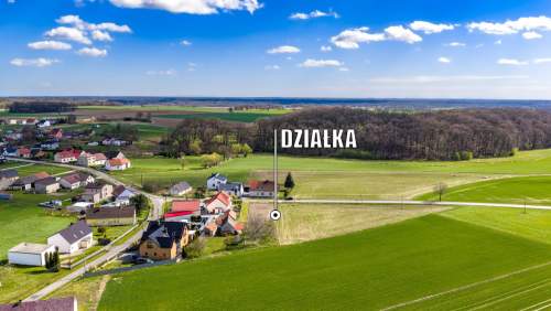 Działka mieszkaniowa Widów blisko Gliwic 0.2ha