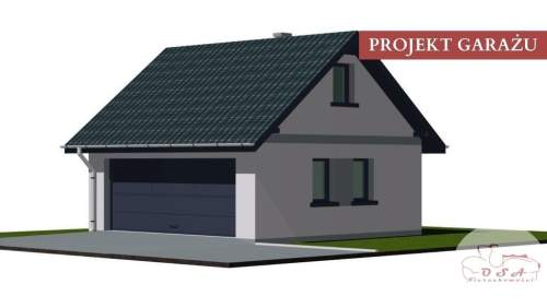 Działka 800 m z projektem domu i garażu Września