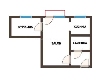 Świetne 2 pokoje, 1 piętro Balkon z widokiem